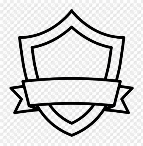 shield template Transparent PNG Isolated Graphic Element