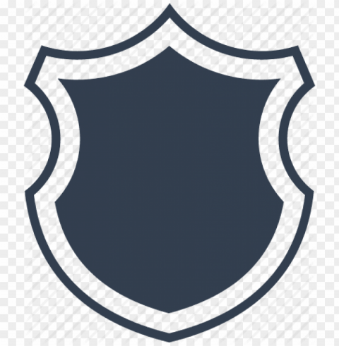 shield template Clean Background Isolated PNG Icon