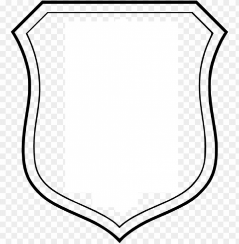 shield template Transparent PNG Isolated Element