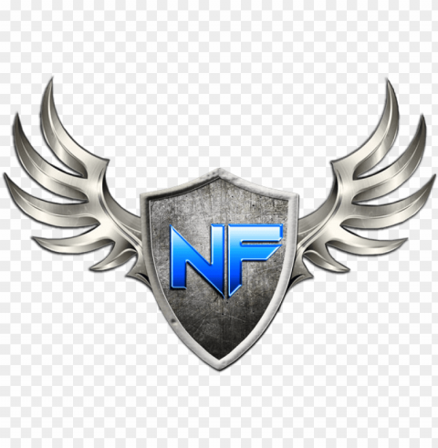 shield with wings Transparent Background Isolated PNG Item