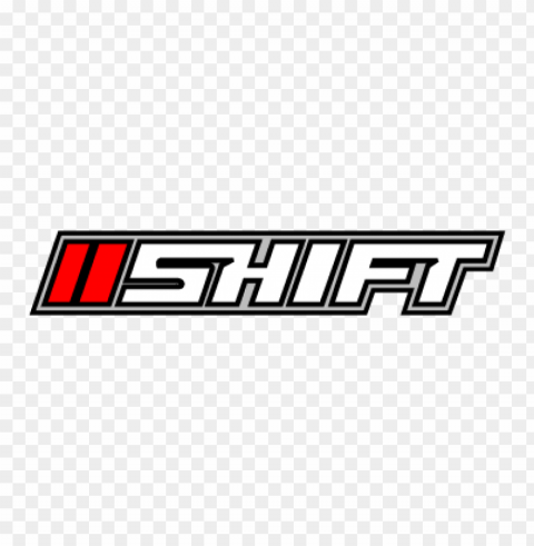shift racing vector logo free Isolated Item in Transparent PNG Format