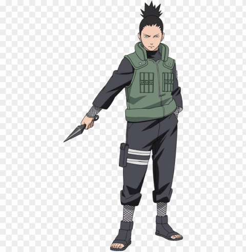 Shikamaru Isolated Character In Clear Background PNG