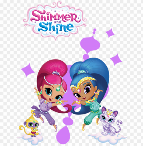 shimmer and shine shirts for adults Isolated Design on Clear Transparent PNG