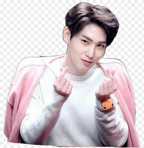 shinwon pentagon shinwonpentagon pink cute kpop korea HighResolution Transparent PNG Isolation PNG transparent with Clear Background ID 7a7d7b33