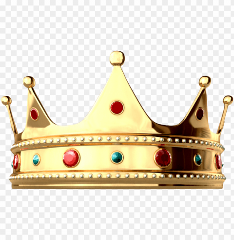 shiny king crown Isolated Icon in HighQuality Transparent PNG