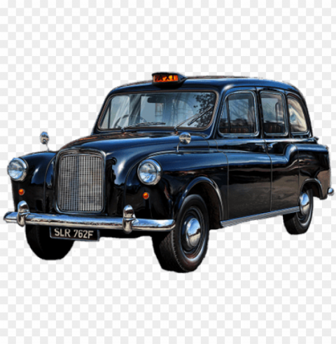 shiny uk black cab - revell - 124 london taxi model kit Isolated Icon on Transparent Background PNG