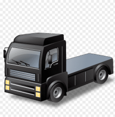 shipping truck PNG with clear overlay