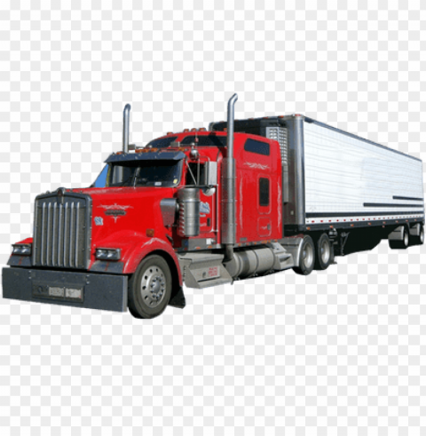 shipping truck PNG with clear transparency