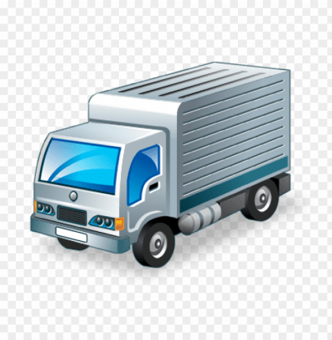 shipping truck PNG with Isolated Object and Transparency