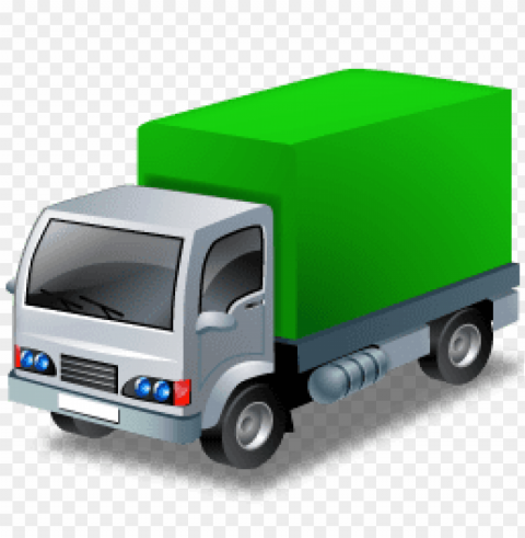 shipping truck PNG with Isolated Transparency