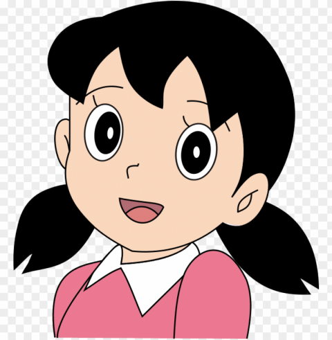 Shizuka Smiling So Cute - Shizuka Doraemo PNG Images For Advertising