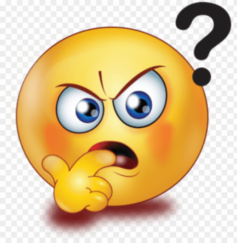 shocked with question mark - question mark emoji animatio PNG Graphic with Transparent Isolation