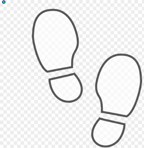 shoe print outline printable - clip art Isolated Artwork in HighResolution Transparent PNG
