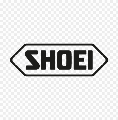 shoei black vector logo Free download PNG images with alpha channel