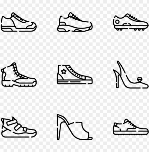 shoes - shoe icons HighQuality Transparent PNG Isolation