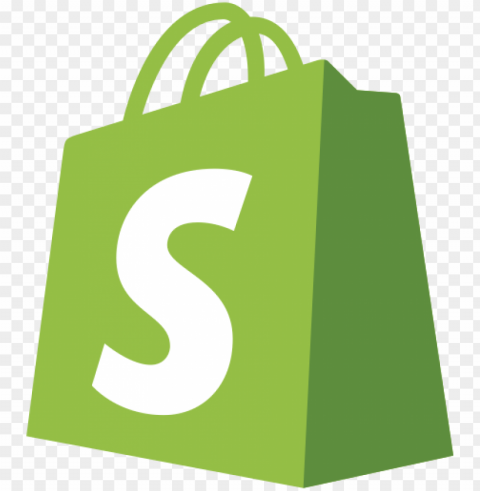 shopify logo HighResolution Transparent PNG Isolated Element