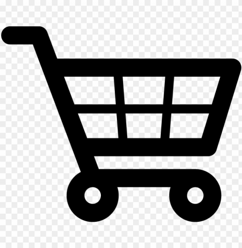 shopping cart image - shopping cart icon sv PNG Isolated Object on Clear Background