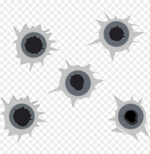 shot of gun Clear Background PNG Isolated Subject