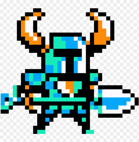 shovel knight - shovel knight pixel art Clean Background Isolated PNG Illustration