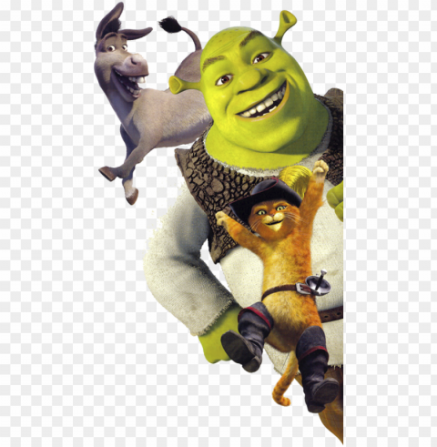  shrek and donkey HighResolution Isolated PNG with Transparency