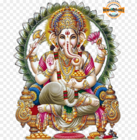 shri ganesh lord ganesha - beautiful picture of lord ganesh Isolated Object on Clear Background PNG