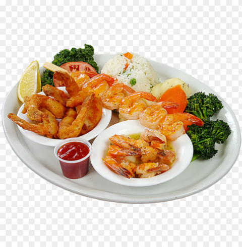 shrimp trio - shrimps dish PNG files with transparent canvas collection