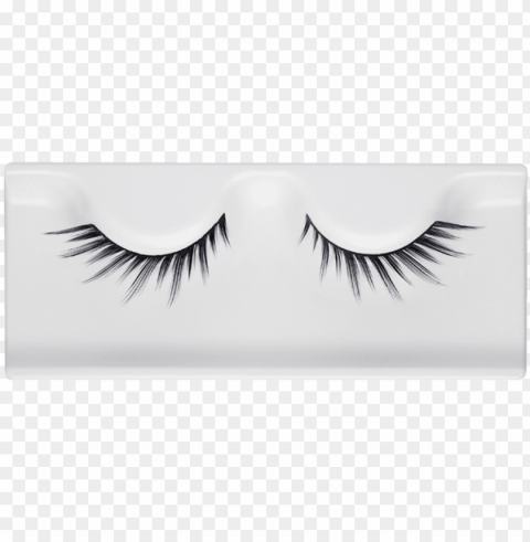 shu uemura false eyelashes - eyelash extensions PNG cutout