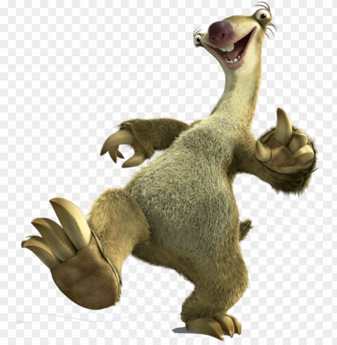 sid the sloth banner freeuse stock - sid ice age Isolated Element with Clear Background PNG