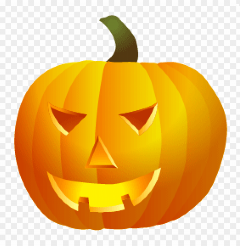 side halloween pumpkin ClearCut Background PNG Isolated Item