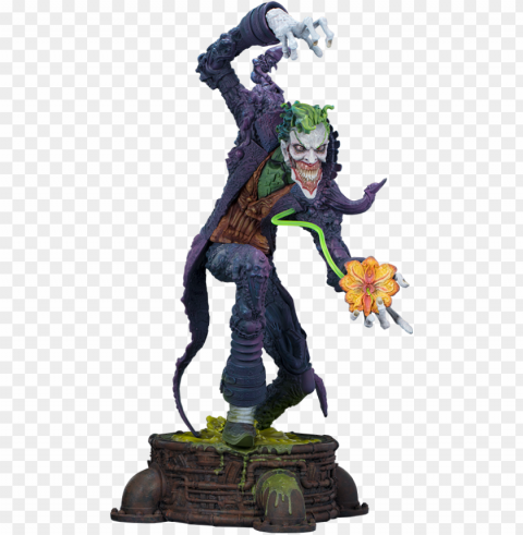 sideshow collectibles the joker statue - joker PNG design elements PNG transparent with Clear Background ID 1b790d95