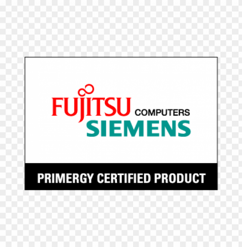 siemens primergy certified product vector logo Transparent Background Isolated PNG Item