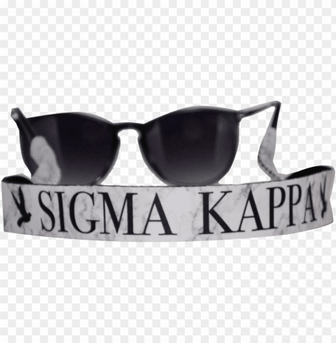sigma kappa sunglass strap - plastic PNG file with alpha