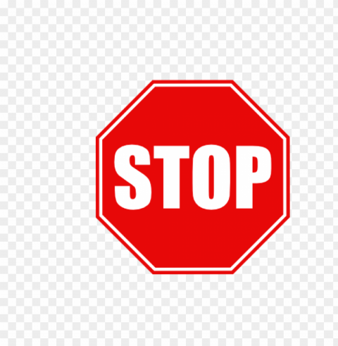 sign stop cars no PNG with clear background set