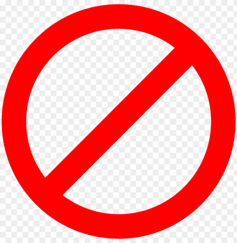 sign stop cars free PNG with Clear Isolation on Transparent Background