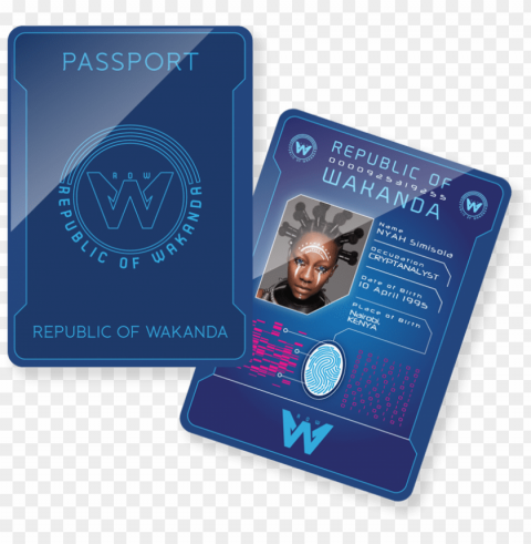 sign up - wakanda passport Clean Background Isolated PNG Icon