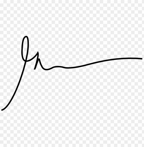 Signature PNG Transparent Graphic