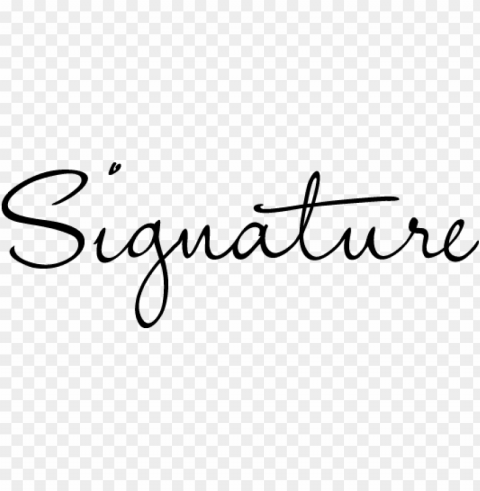 Signature PNG Transparent Photos For Presentations