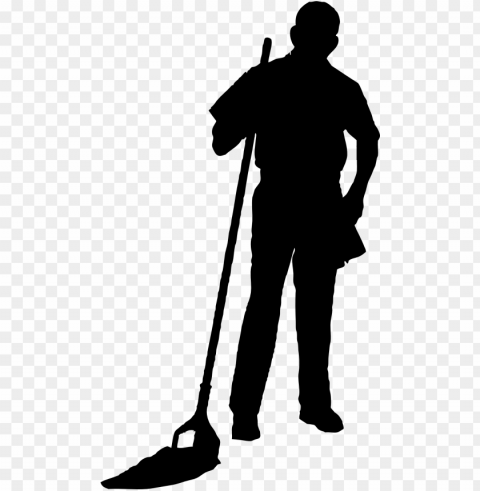 silhouette cleaning at getdrawings - janitor silhouette PNG Graphic with Clear Isolation