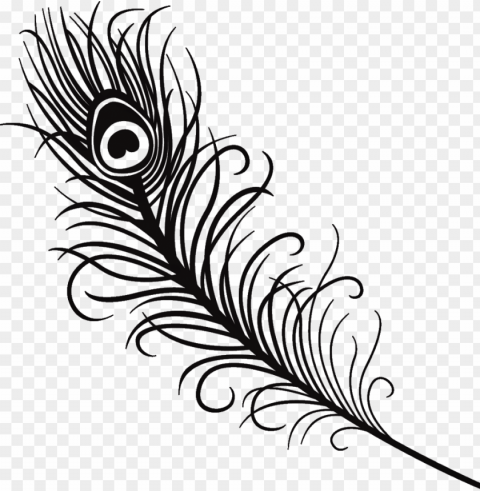 silhouette feather peacock peacockfeather black love - peacock feather clipart black and white Transparent PNG images for digital art