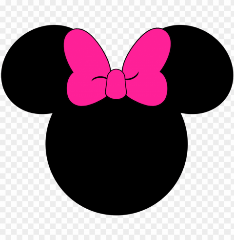 Silhouette Minnie Mouse At Getdrawings - Minnie Mouse Head PNG Images With Clear Cutout