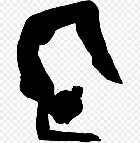 silhouette yoga clip black and white download - yoga silhouette background Isolated Item in Transparent PNG Format