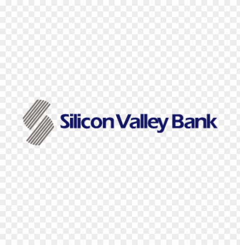 silicon valley bank vector logo Clear Background Isolation in PNG Format