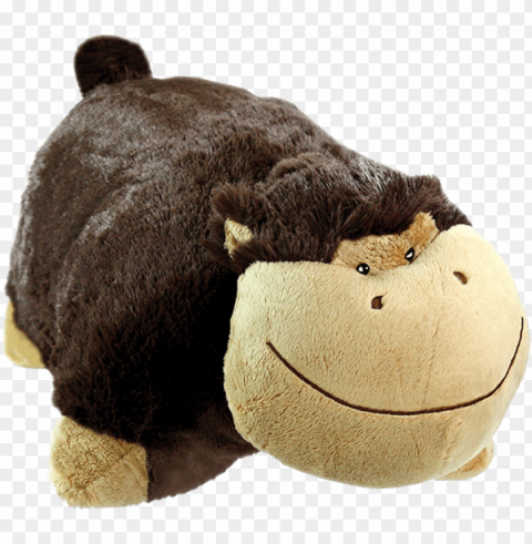 silly monkey pillow pet - pillow pets pee-wees - monkey Clear PNG images free download