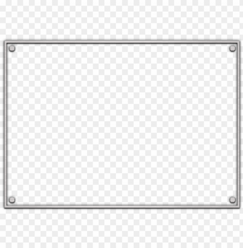 Silver Border 1 - Rectangle Shape Clipart Black And White PNG Graphics For Free