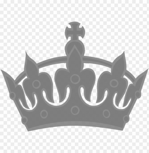 silver clipart princess crown - crown silhouette PNG Graphic with Isolated Design