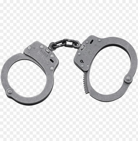 silver handcuffs transparent image - smith and wesson stainless handcuffs PNG images with clear backgrounds