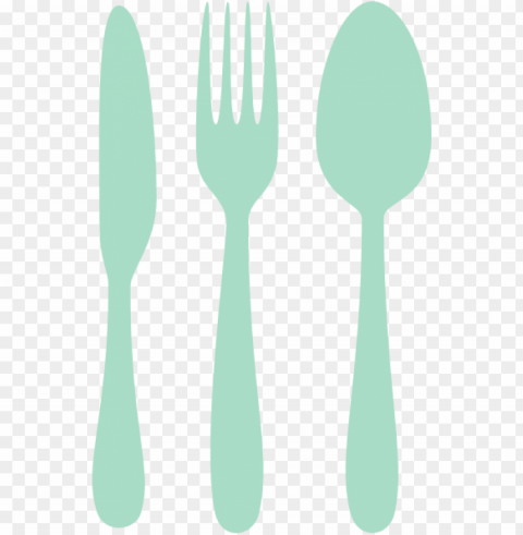 Silverware PNG Graphic Isolated With Clear Background