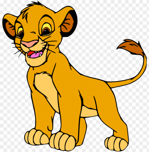 simba - dibujos animados rey leo PNG Image with Isolated Graphic Element