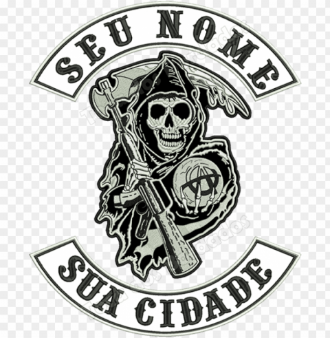 simbolo de sons of anarchy Clean Background Isolated PNG Illustration