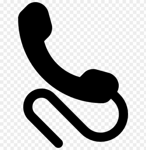 Simbolo Telefone Isolated Character On Transparent PNG